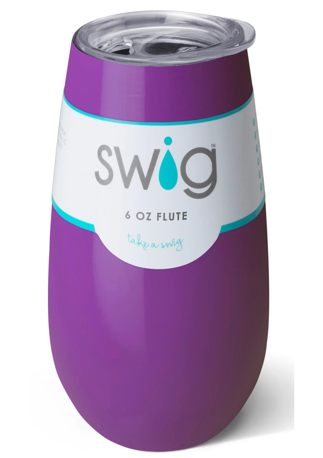 Swig Life Shimmer Graphite Stemless Flute 6oz – Galena River Wine